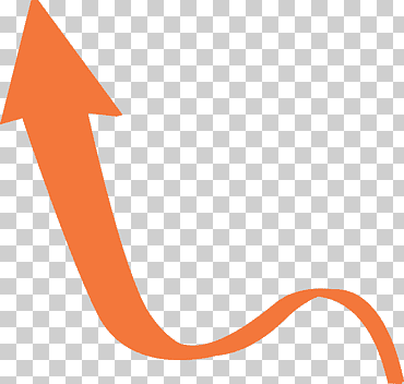 Yükselen Ok, Turuncu, Satır, Logo png