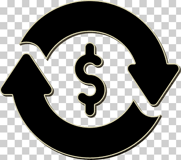 Icono de economía Icono de reembolso, Logo, Símbolo, Medidor png