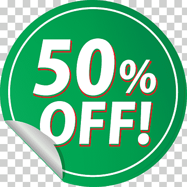 Etiqueta de descuento con 50% de descuento Etiqueta de descuento Etiqueta de descuento, Etiqueta de descuento con 50 de descuento, Logotipo, Verde, Medidor, Texto, Descuentos y bonificaciones, Número png