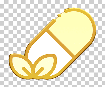 Icono de vitamina Icono de nutrición, Logotipo, Amarillo, Medidor png