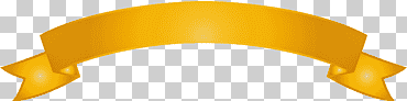 Arch Ribbon, żółty png