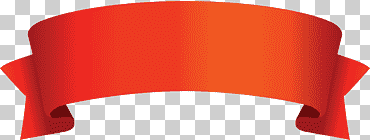 아치 리본, 주황색, 빨간색 png