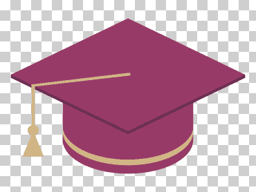 Tốt nghiệp, MortarBoard, Purple, Violet, Headgear, Table, Magenta, Furniture png
