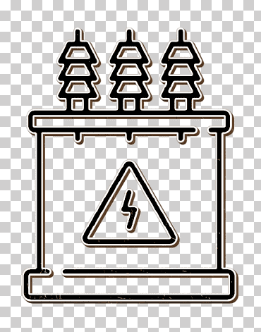 Icono de herramientas y elementos de electricista Icono de transformador Icono de energía, Electricidad, Cable eléctrico, Sistema de energía eléctrica, Transmisión de energía eléctrica, Energía solar, Central eléctrica png