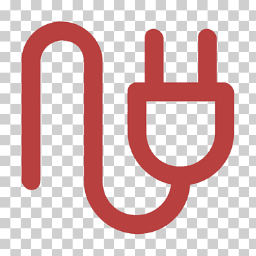 Icono de enchufe Icono de elementos industriales, Cable de alimentación, Energía eléctrica, Electricidad, Corriente alterna, Unidad de fuente de alimentación, Adaptador de CA png