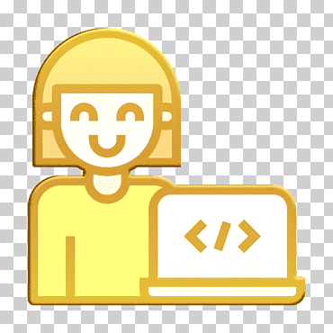 Entwickler-Symbol Mädchen-Symbol Software-Entwicklungs-Symbol, Software-Entwickler, Servicenow, Computer, Full-Stack-Entwickler, Web-Entwicklung, Computerprogrammierung png