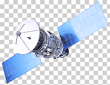 etiqueta de satélite png