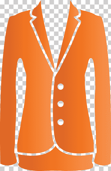 Arancione, Abbigliamento, Capispalla, Giacca, Blazer, Manica, Top, Completo png